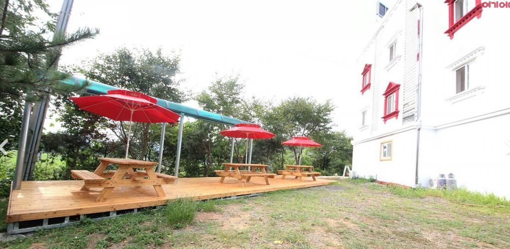 Hole In One Hotel Sacheon Exterior foto
